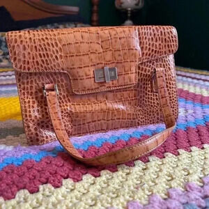 Antonio Melani Croc  Embossed handbag